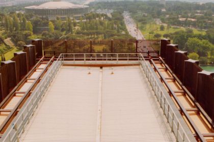 copertura applicata ai terrazzi del palazzo